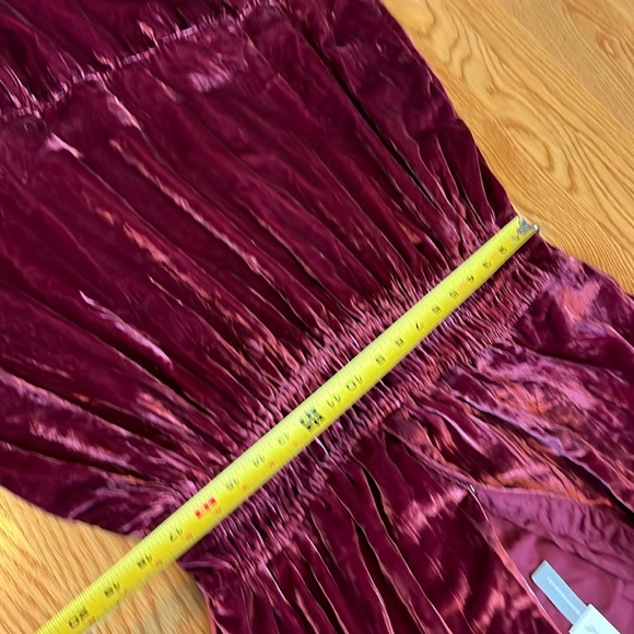 Anthropologie The Somerset Maxi Dress: Velvet Edition Red Size XL NWT - Picture 6 of 10